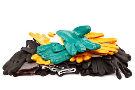 Work gloves isolated on a white background.