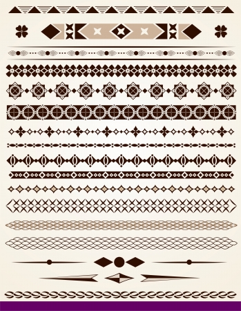 Test borders and dividersのイラスト素材