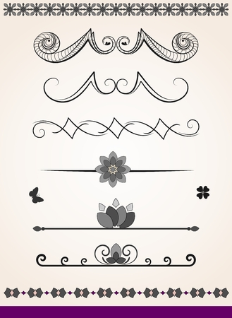 Dividers-decorationsのイラスト素材