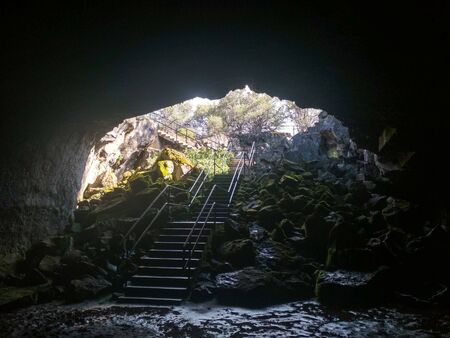 Lava River Caves in Oregon, United States