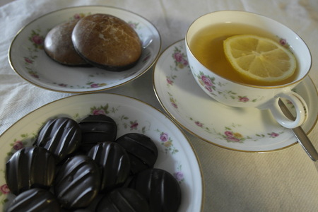 Different types of biskuits for afternoon teasの写真素材