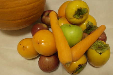 Different autumn harvest from the gardenの写真素材
