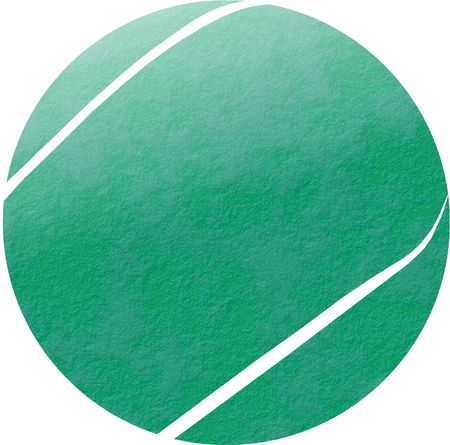 tennis ball, isolated vector graphicの写真素材