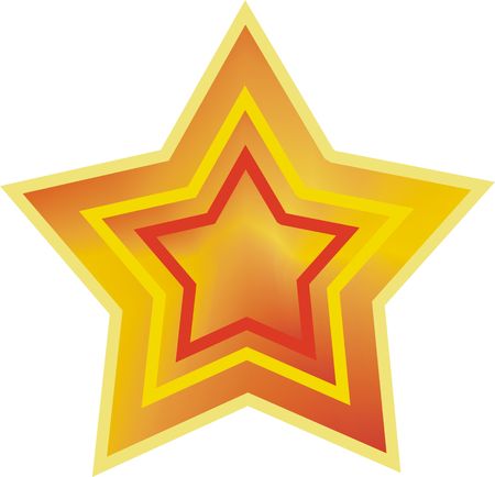 star on the sky ,isolated vector graphicの写真素材