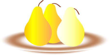 pear have vitamine for good healtの写真素材