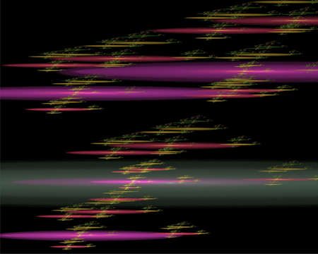 fractal with abstract ornament in deviation の写真素材