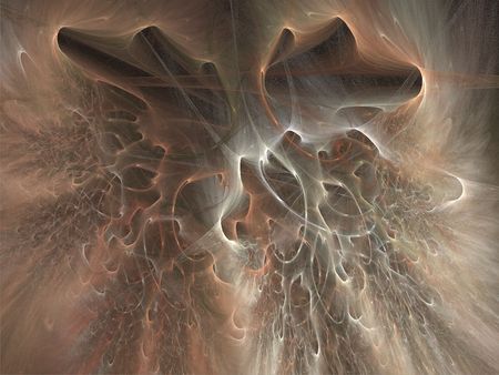 fractal with abstract ornament in deviation の写真素材