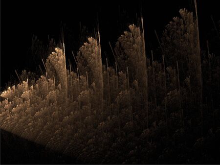 fractal with abstract ornament in deviationの写真素材