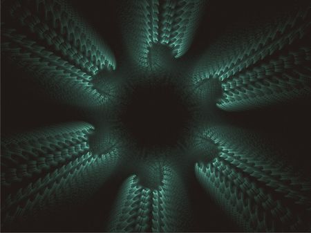fractal with abstract ornament in deviationの写真素材
