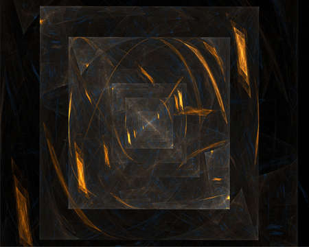 fractal with abstract ornament in deviationの写真素材