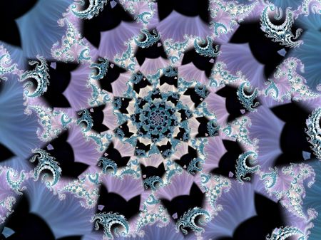 fractal with abstract ornament in deviationの写真素材