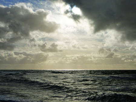 Moving sea off the Iceland