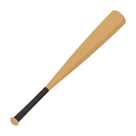 Flat icon baseball bat. Sport. Vector illustration.のイラスト素材