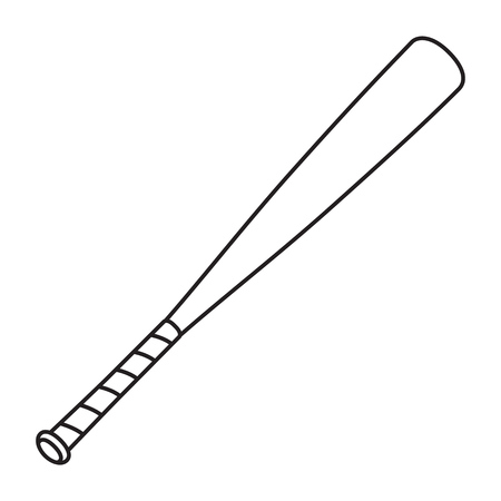 Line icon baseball bat. Sport. Vector illustration.のイラスト素材