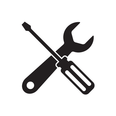 Vector icon tools isolated on white background. Vector illustration.のイラスト素材