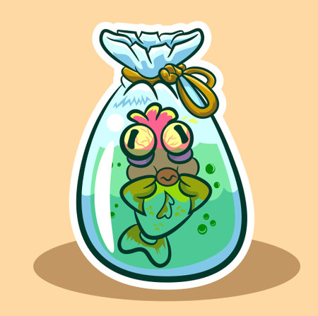 An alert to the environment, this vector includes colorful art, more representations of the care we take with the environment for animals.のイラスト素材