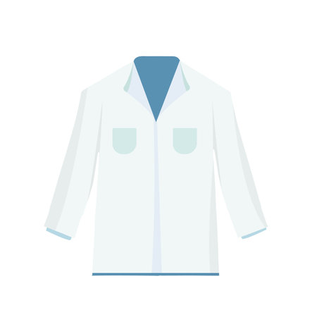 Medical coat icon. Flat illustration of medical coat icon for web designのイラスト素材