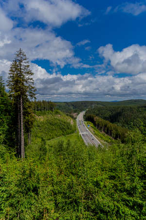 Hiking in different places through the Thuringian Forest - ThÃ¼ringer Wald / Germanyの写真素材