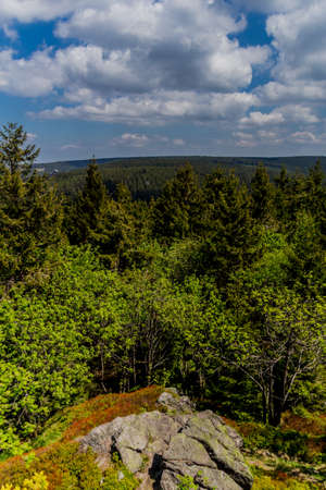 Hiking in different places through the Thuringian Forest - ThÃ¼ringer Wald / Germanyの写真素材