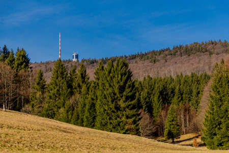 Winter walk on a sunny day around the Inselsberg - Thuringia / Germany