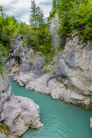 Holiday feeling around the beautiful FÃ¼ssen in Bavariaの写真素材