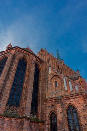Discovering the Baltic Sea town of TrzebiatÃ³w and its beautiful monuments - Polandの写真素材