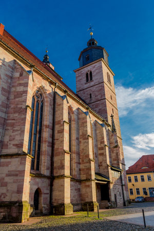 A day in the beautiful half-timbered town of Schmalkalden with all its facets - Thuringiaのeditorial素材