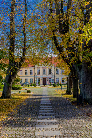 Discovering the Baltic Sea town of TrzebiatÃ³w and its beautiful monuments - Polandのeditorial素材