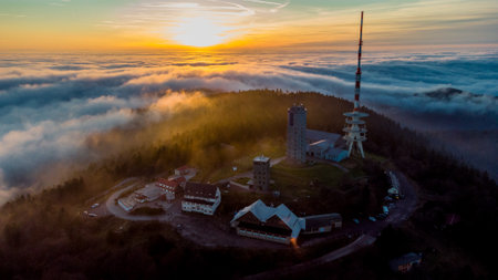 Autumn walk on a sunny day around the Inselsberg - Thuringia - Germany