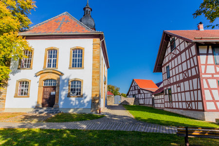 Late summer discovery tour through the beautiful Grabfeld at the gates of Franconia - Thuringiaのeditorial素材