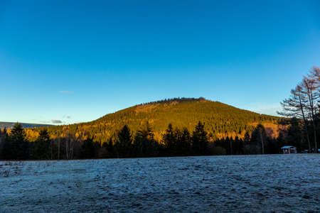 Sunset Hike along the Rennsteig in the near of Steinbach-Hallenberg - Germany
