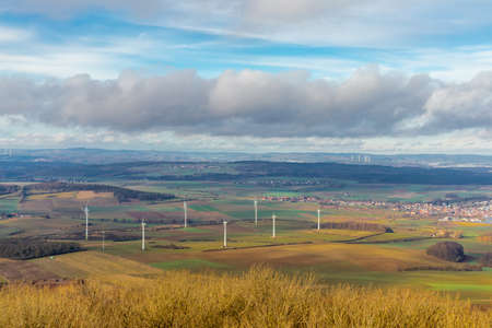 Winter hike through the beautiful VorderrhÃ¶n near Mansbach - Hessia