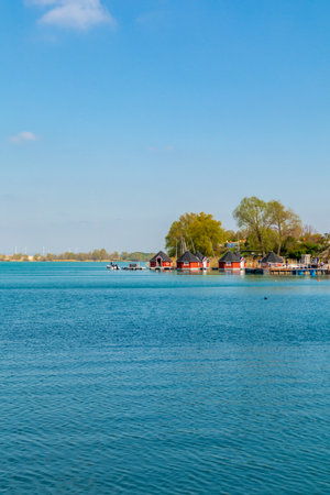Holiday feeling at Lago di Alpi near Erfurt - Thuringia - Germanyの写真素材