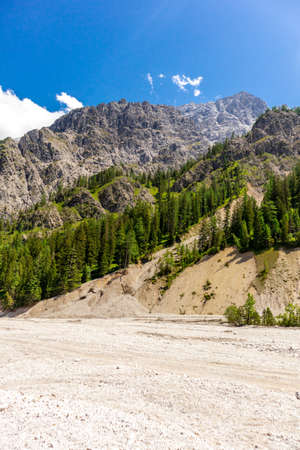 Beautiful exploration tour along the Berchtesgaden Alpine foothills - Koenigsee - Bavaria - Germanyの写真素材