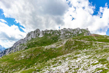 On the way to the Magart peak on Slovenia's highest road - Slovenia - Italy