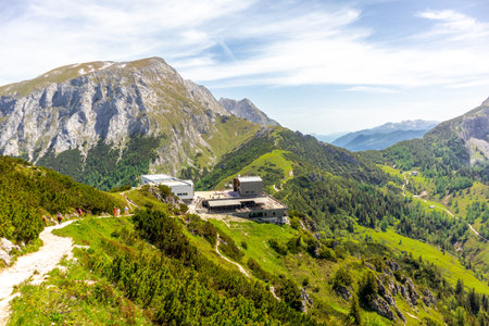 Beautiful exploration tour along the Berchtesgaden Alpine foothills - Jenner - Bavaria - Germanyのeditorial素材