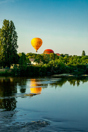Summer discovery in the beautiful Seine Valley at Amboise Castle - Indre-et-Loire - Franceのeditorial素材