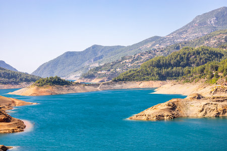 Exploratory tour through Turkey's hinterland to the Dim reservoir near Alanya - Turkeyの写真素材
