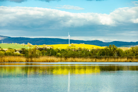 Spring hike around the Breitungen lakes in fantastic sunshine - Thuringia - Germany