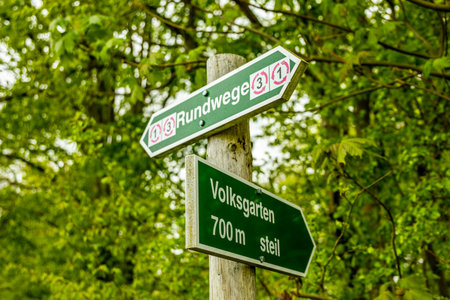 A short hike on the HÃ¶henweg trail in the town of Schmalkalden with typical April weather -...