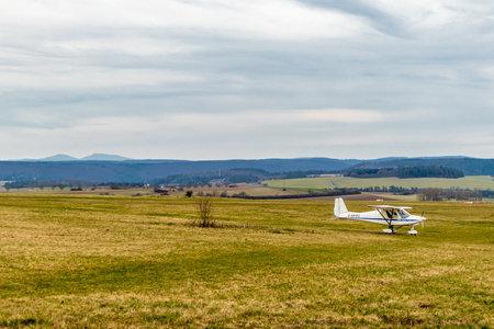 Short cycle tour to the Dolmar near KÃ¼hndorf in icy temperatures and frosty paths - Thuringia -...