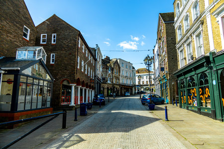 Welcome to England - First sightseeing tour in the beautiful harbour town of Folkestone - Kent -...