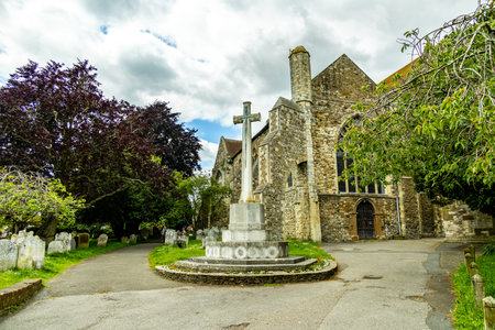 Welcome to the South East of the UK to the beautiful small town of Rye with its picturesque castle - East Sussex - United Kingdomの写真素材
