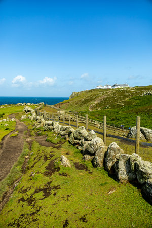 Exploring the most westerly point of England, Lands End near Penzance - Cornwall - United Kingdom