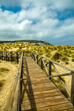 Hike to the Talaia de son Jaumell mountain and viewpoint just outside the town of Cala Rajada - Mallorca - Spainの写真素材