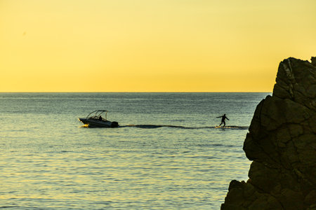 A fantastic sunset on the North Devon coast near Watermouth