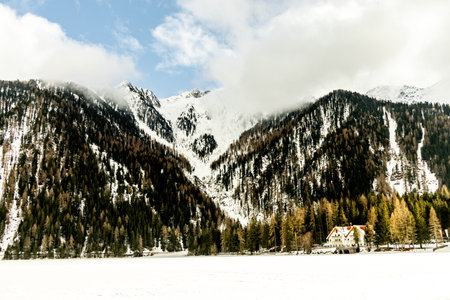 Hike up the Staller Sattel to the Austrian border near Antholz in the beautiful Antholz Valley -...