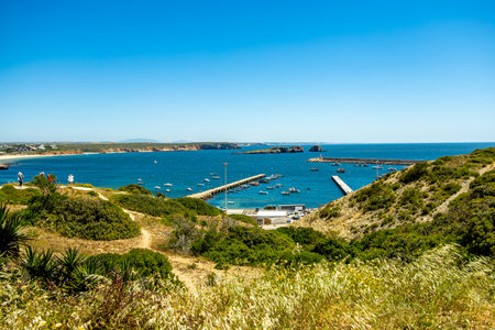 Early summer hike in the beautiful Algarve at the gates of the harbor town of Sagres - Portugal