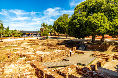 Visit to the former historical capital of the Algarve Silves on the Rio Arade with its imposing...