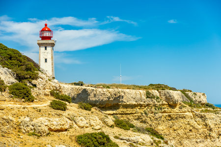 A short visit to the beach in Marinha Bay off the beautiful coast of the Algarve - Portugalの写真素材